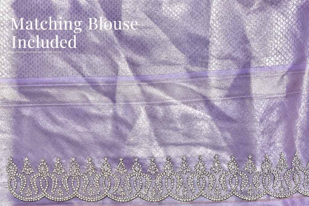 Lavender Saree – Top Left Aesthetic Text