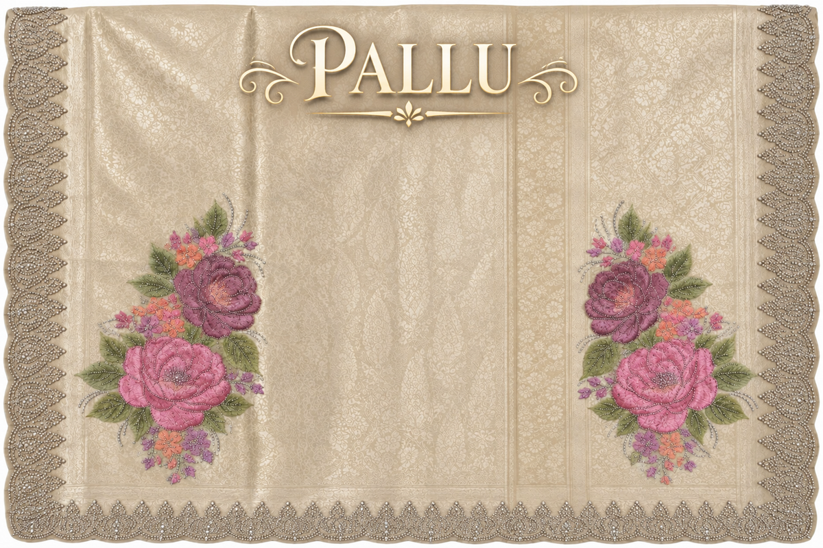Saree Pallu Infographic