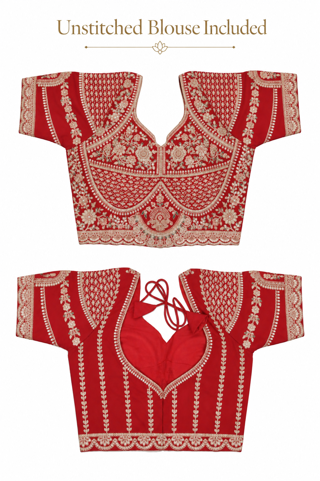 Unstitched Blouse Included Infographic
